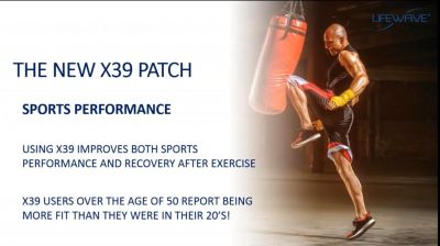 Sports performance and recovery can be enhanced with Lifewave phototherapy X-39 patches
